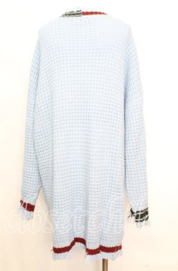 画像6: Candy Stripper / CND COLLEGE ニット  サックス O-25-10-11-1047-PU-TO-IG-ZT094