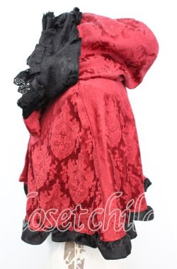 画像3: ATELIER PIERROT / 薔薇色の憤怒 ケープ  レッド×ブラック O-25-10-11-1048-EL-JA-IG-OS