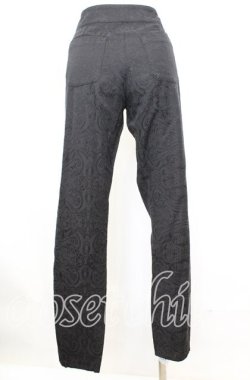 画像3: axes femme / premium ジャガードパンツ M クロ O-25-10-11-1005-AX-PA-IG-OS