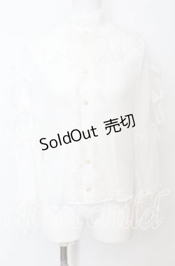 画像1: BABY,THE STARS SHINE BRIGHT / Le Bouquet de la Croixブラウス  シロ O-25-10-11-1057-BA-BL-IG-OS