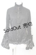 metamorphose / シャーリング姫袖ブラウス  クロ O-25-10-11-1058-ME-BL-IG-OS