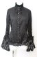 画像1: metamorphose / シャーリング姫袖ブラウス  クロ O-25-10-11-1058-ME-BL-IG-OS (1)