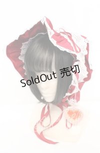 BABY,THE STARS SHINE BRIGHT / うさみみボンネット  えんじ O-25-10-11-1060-BA-AC-IG-OS