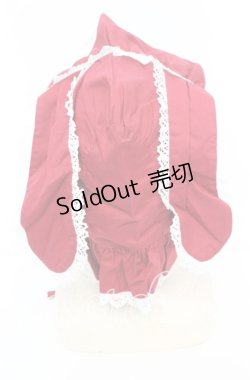 画像3: BABY,THE STARS SHINE BRIGHT / うさみみボンネット  えんじ O-25-10-11-1060-BA-AC-IG-OS