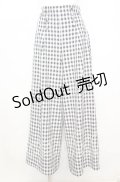 axes femme POETIQUE / ギンガムチェックパンツ  クロ O-25-10-11-1007-AX-PA-IG-ZT1016V