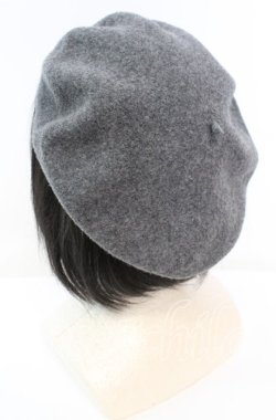 画像2: axes femme / プレーンベレー帽  グレー O-25-10-11-1064-AX-AC-IG-OS
