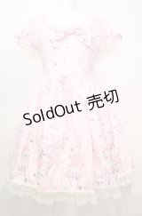 BABY,THE STARS SHINE BRIGHT / キラキラ星座とコンペイトウのお星様柄ワンピース  ピンク O-25-10-11-1008-BA-OP-IG-OS