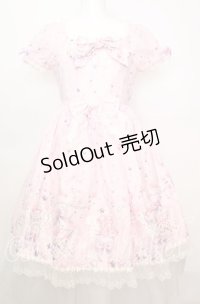 BABY,THE STARS SHINE BRIGHT / キラキラ星座とコンペイトウのお星様柄ワンピース  ピンク O-25-10-11-1008-BA-OP-IG-OS