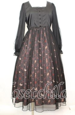 画像1: axes femme POETIQUE / 白雪姫ワンピース  クロ O-25-10-11-1014-AX-OP-IG-OS