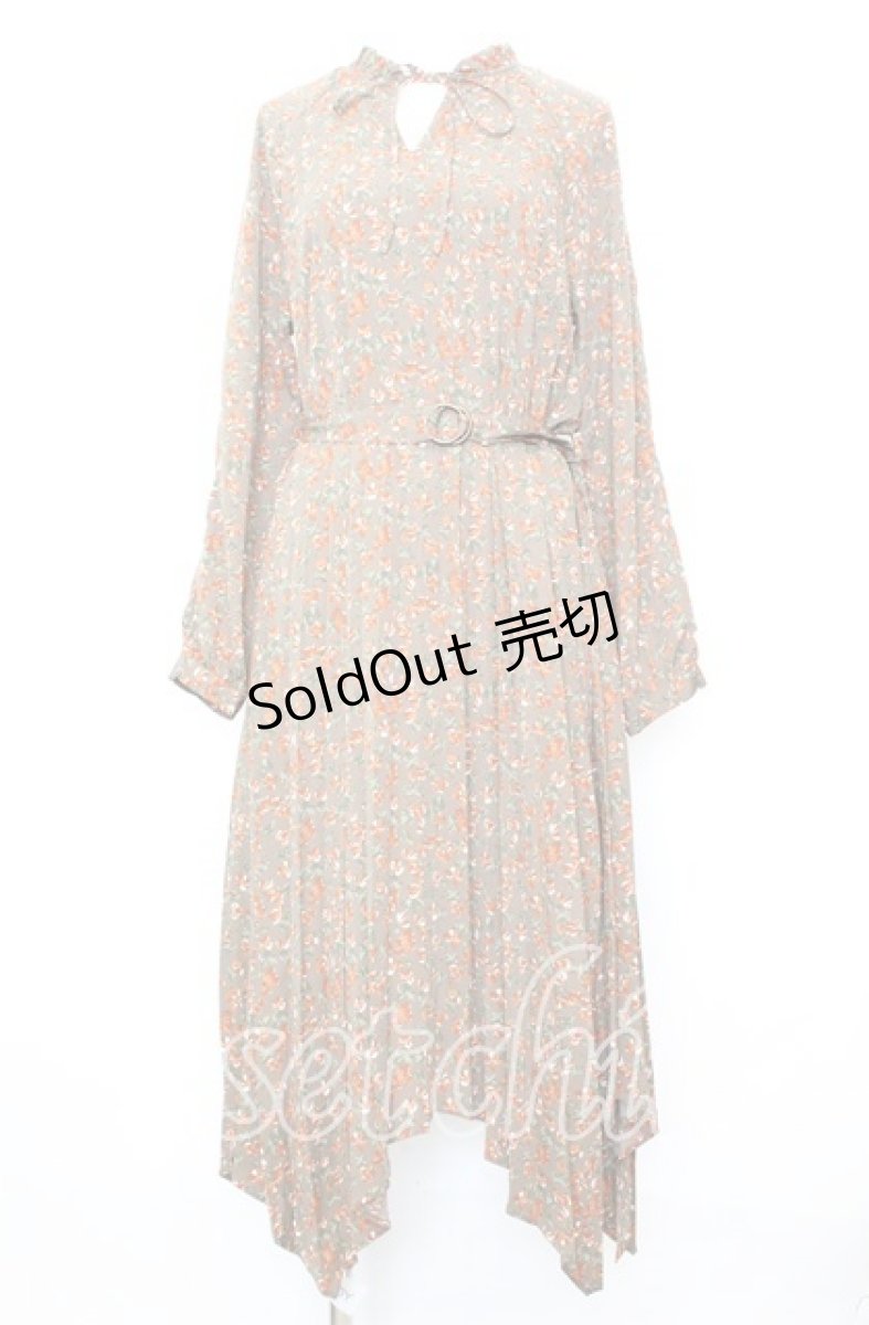 画像1: 【SALE】axes femme / 小花柄ワンピース  ブラウン O-25-10-11-1022-AX-OP-IG-ZT254 (1)