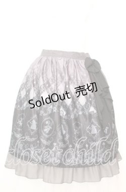画像1: axes femme POETIQUE / Disney ドリームパネル柄スカート  クロ O-25-10-11-1024-AX-SK-IG-OS