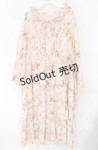 PINK HOUSE / イングリッシュローズワンピース【お直しあり】  ピンク O-25-10-11-058-LO-OP-IG-OS