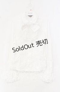 ALICE and the PIRATES / ウォーリア ローズ・ブラウス  ホワイト O-25-10-11-064-PA-BL-IG-OS