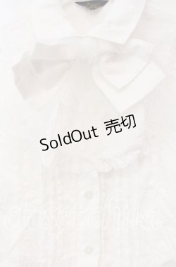 画像2: ALICE and the PIRATES / ウォーリア ローズ・ブラウス  ホワイト O-25-10-11-064-PA-BL-IG-OS