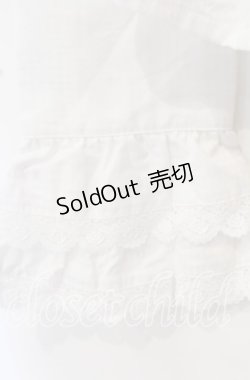 画像3: ALICE and the PIRATES / ウォーリア ローズ・ブラウス  ホワイト O-25-10-11-064-PA-BL-IG-OS