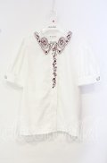 axes femme / カードキャプターさくら／ブラウス F シロ×ワイン O-25-10-11-067-AX-BL-OW-OS