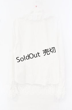 画像3: Heart E / 刺繍コットンレースブラウス  ホワイト O-25-10-11-070-LO-BL-IG-OS