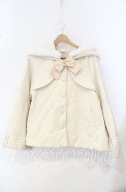 画像1: Amavel / Magical Candy ポンチョ風コート  アイボリー O-25-10-11-073-CA-CO-IG-OS