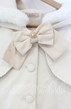 画像2: Amavel / Magical Candy ポンチョ風コート  アイボリー O-25-10-11-073-CA-CO-IG-OS