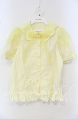 画像1: Angelic Pretty / Honey Bear's Cafeブラウス  イエロー O-25-10-11-085-AP-BL-OW-OS