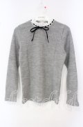 MILK / Babyリブtops  グレー O-25-10-11-086-ML-TO-OW-OS