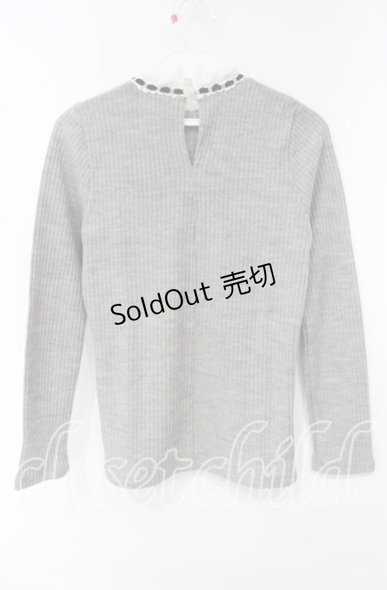 画像3: 【SALE】MILK / Babyリブtops  グレー O-25-10-11-086-ML-TO-OW-ZT379 (3)