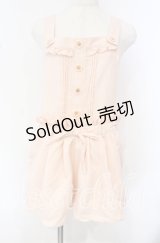 Lizmelo / スカラップサロペット L ピンク O-25-10-11-092-LO-OP-OW-ZT379