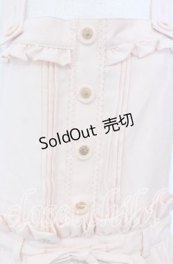 画像2: Lizmelo / スカラップサロペット L ピンク O-25-10-11-092-LO-OP-OW-ZT379