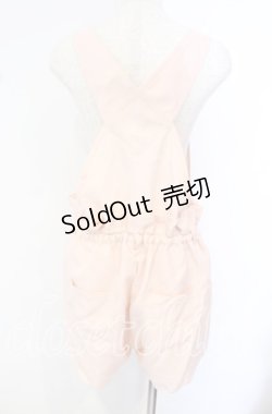 画像3: Lizmelo / スカラップサロペット L ピンク O-25-10-11-092-LO-OP-OW-ZT379