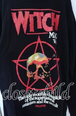 画像2: KILL STAR / Witch Magazineトレーナー XL ブラック O-25-10-11-094-SL-TO-OW-OS