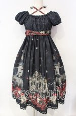 画像1: Enchantlic Enchantilly / 幻影薔薇城〜コウモリ公爵からの招待状〜ワンピース  赤い夜 O-25-10-11-007-LO-OP-IG-OS (1)