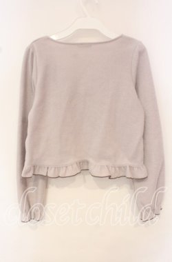 画像3: axes femme POETIQUE / ラビットカメオ刺繍起毛ボレロ M ラベンダー O-25-10-11-101-AX-TO-OW-OS