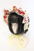 Angelic Pretty / Lyrical Bunny Parlorハーフボンネット  イエロー O-25-10-11-104-AP-AC-OW-OS
