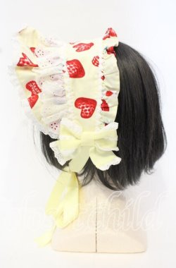 画像3: Angelic Pretty / Lyrical Bunny Parlorハーフボンネット  イエロー O-25-10-11-104-AP-AC-OW-OS