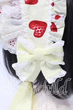 画像4: Angelic Pretty / Lyrical Bunny Parlorハーフボンネット  イエロー O-25-10-11-104-AP-AC-OW-OS