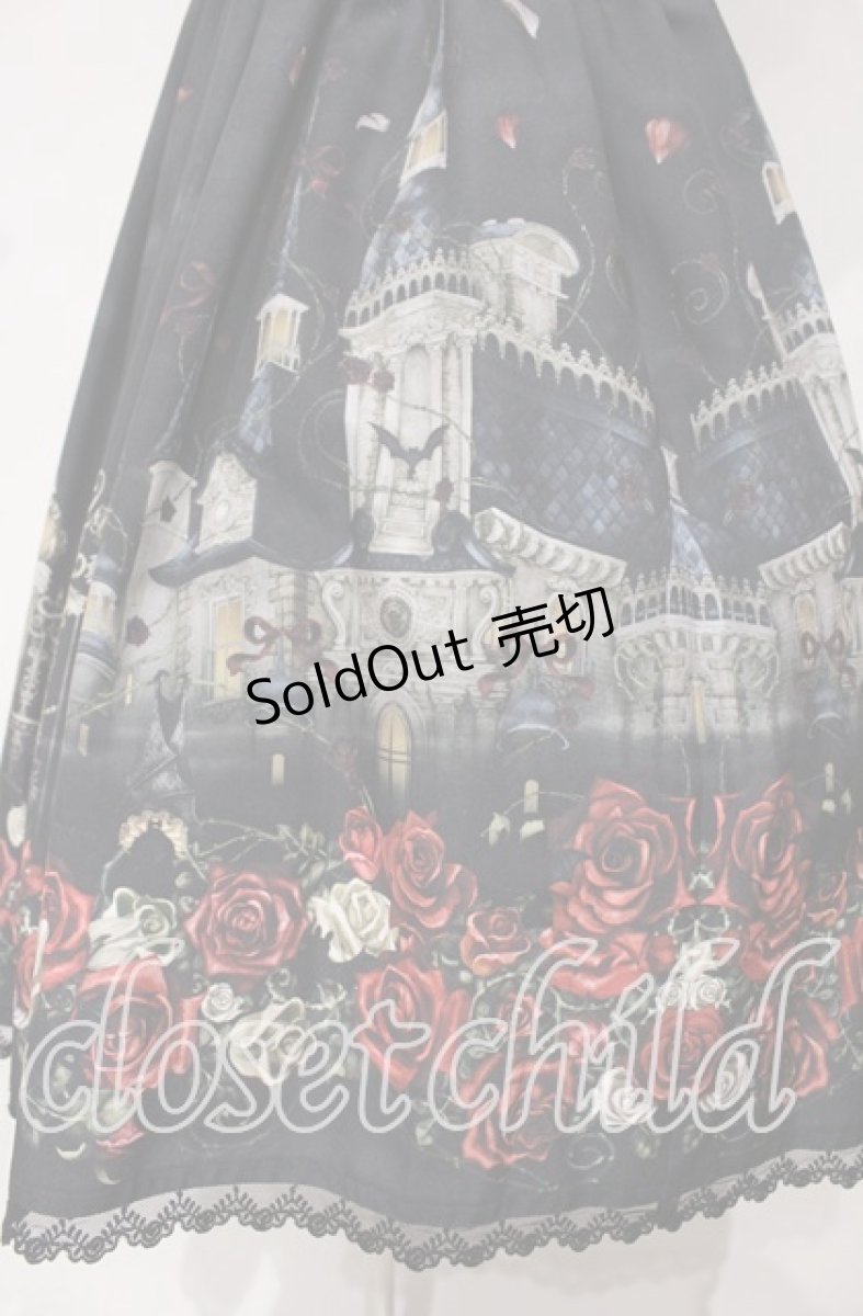 画像4: Enchantlic Enchantilly / 幻影薔薇城〜コウモリ公爵からの招待状〜ワンピース  赤い夜 O-25-10-11-007-LO-OP-IG-OS (4)