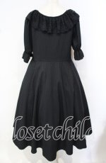 画像4: marcHenTica Laito / ブラック7ストライプワンピース  クロ O-25-10-11-008-LO-OP-IG-ZT627 (4)