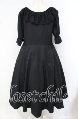 画像4: marcHenTica Laito / ブラック7ストライプワンピース  クロ O-25-10-11-008-LO-OP-IG-OS