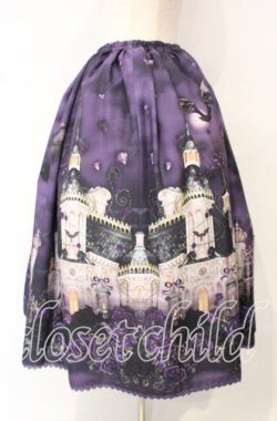 画像4: Enchantlic Enchantilly / 幻影薔薇城〜コウモリ公爵からの招待状〜スカート  紫の夜 O-25-10-11-009-LO-SK-IG-OS