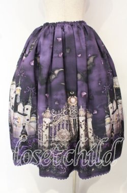 画像5: Enchantlic Enchantilly / 幻影薔薇城〜コウモリ公爵からの招待状〜スカート  紫の夜 O-25-10-11-009-LO-SK-IG-OS