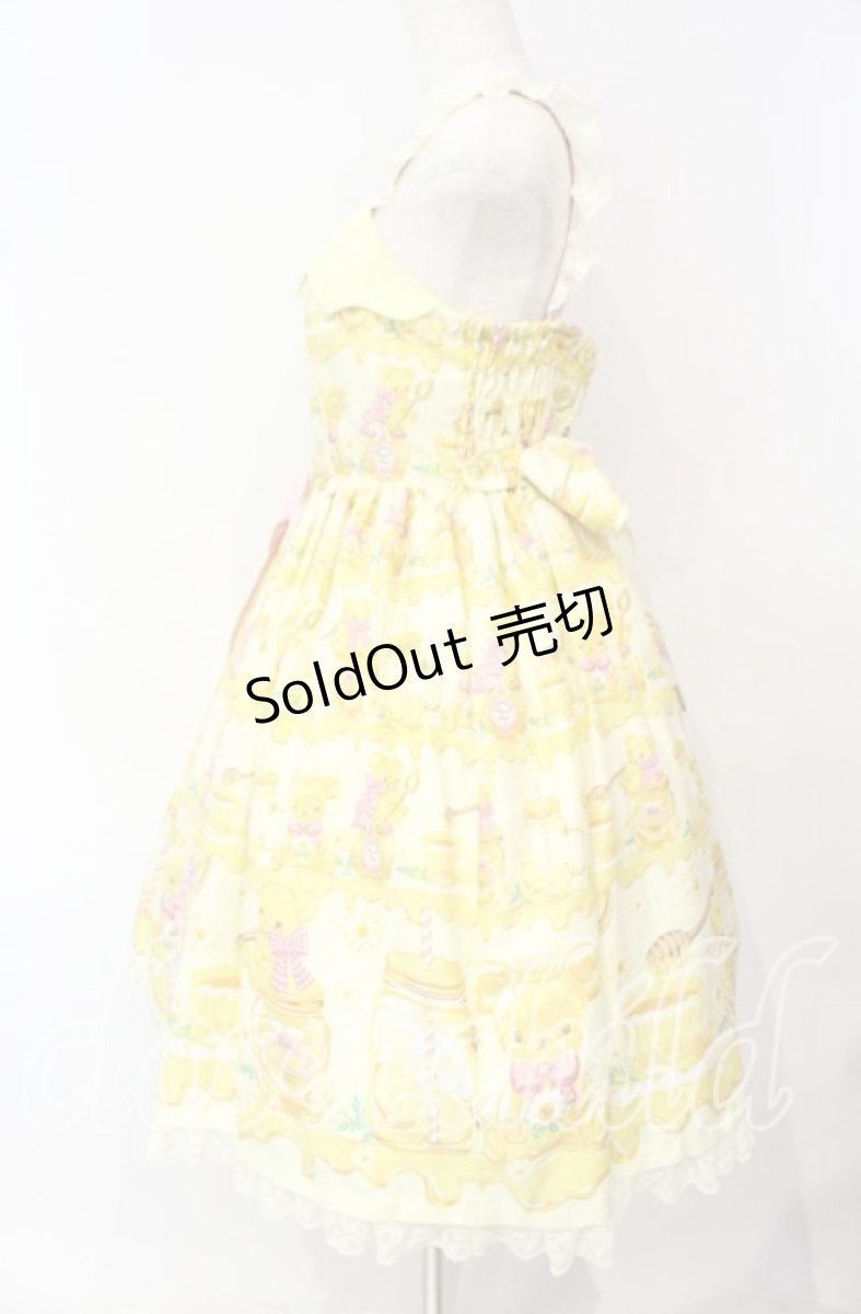 画像5: Angelic Pretty / Honey Bear's Cafeジャンパースカート  イエロー O-25-10-11-001-AP-OP-OW-OS (5)