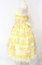 画像5: Angelic Pretty / Honey Bear's Cafeジャンパースカート  イエロー O-25-10-11-001-AP-OP-OW-OS (5)