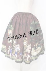 Enchantlic Enchantilly / 193 いざ出陣！お茶会へ！ 絢爛たる鎧を身に纏った双子の子猫物語  スカート  ワイン O-25-10-11-012-LO-SK-IG-OS