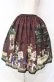 画像1: Enchantlic Enchantilly / 193 いざ出陣！お茶会へ！ 絢爛たる鎧を身に纏った双子の子猫物語  スカート  ワイン O-25-10-11-012-LO-SK-IG-OS (1)