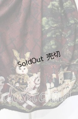 画像2: Enchantlic Enchantilly / 193 いざ出陣！お茶会へ！ 絢爛たる鎧を身に纏った双子の子猫物語  スカート  ワイン O-25-10-11-012-LO-SK-IG-OS