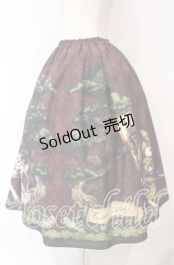 画像3: Enchantlic Enchantilly / 193 いざ出陣！お茶会へ！ 絢爛たる鎧を身に纏った双子の子猫物語  スカート  ワイン O-25-10-11-012-LO-SK-IG-OS