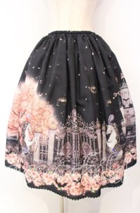 Enchantlic Enchantilly / 幻影桜城 夢幻の一角獣  スカート  黒闇の夜 O-25-10-11-013-LO-SK-IG-OS