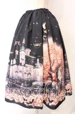 画像3: Enchantlic Enchantilly / 幻影桜城 夢幻の一角獣  スカート  黒闇の夜 O-25-10-11-013-LO-SK-IG-OS