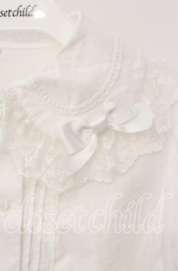 画像2: Angelic Pretty / シンプルピンタック付け袖ブラウス  シロ O-25-10-11-015-AP-BL-IG-OS