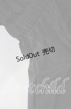 画像5: Moi-meme-Moitie / 逆十字レースパフ袖ブラウス  ブラック O-25-10-11-016-MO-BL-IG-OS